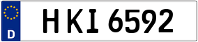 Truck License Plate